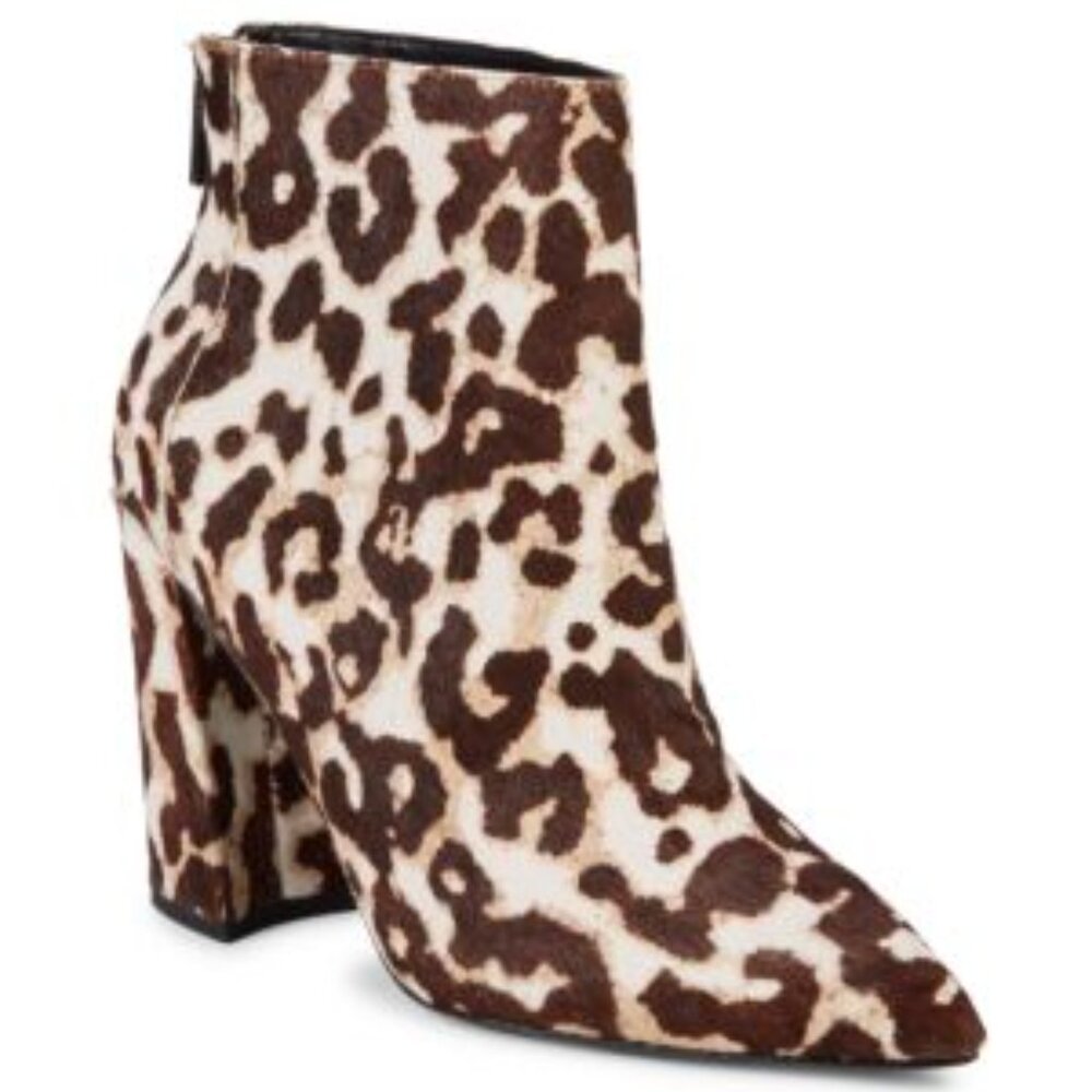 NWT Charles David Snow Leopard Calf Hair